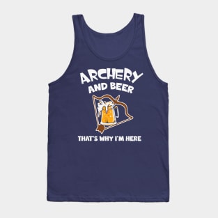 Archery And Beer Tank Top